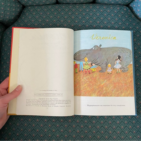 Dandelion Library Book; Three Little Horses & Veronica. Vintage 1961 Hardcover - Picture 8 of 10